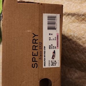 Angel Fish Sperry Red and Navy stripe
